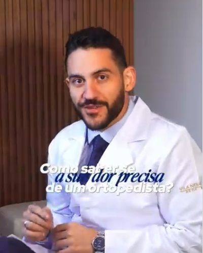 Reel do Dr. André Pereira sobre quando procurar um ortopedista